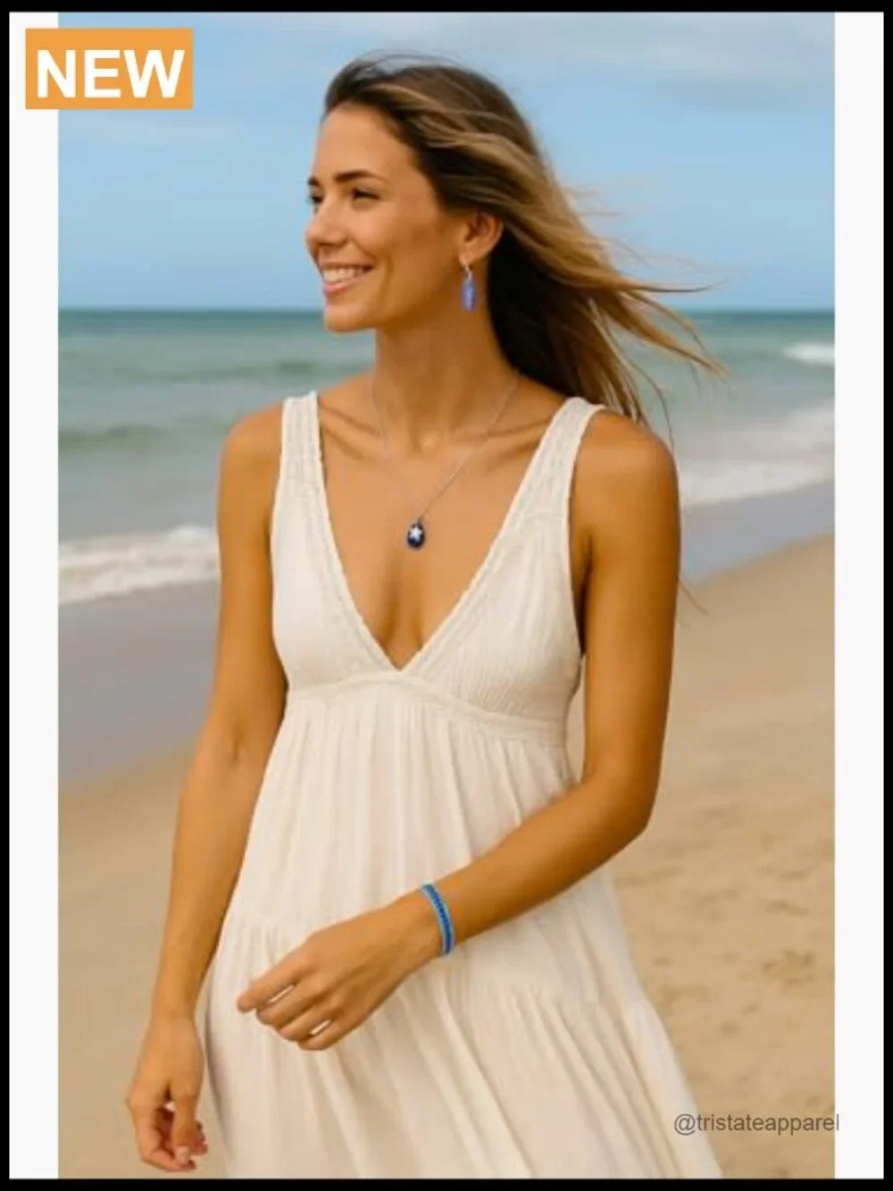 Adjustable Cuff Bracelet with Opal Inlay Silver Finish Boho Style